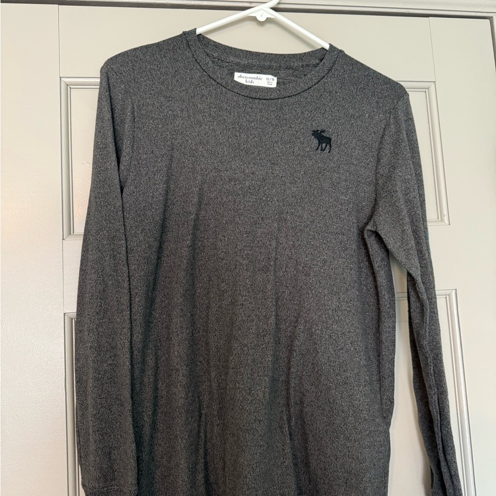 Abercrombie & Fitch Boys Grey Long Sleeve Shirt